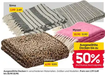 Rusta Ausgewählte decken Angebot