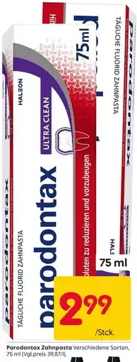 Rusta Parodontax zahnpasta Angebot