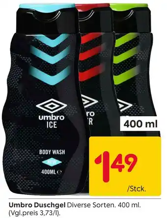 Rusta Umbro duschgel Angebot