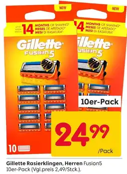Rusta Gillette fusion5 rasierklingen herren Angebot