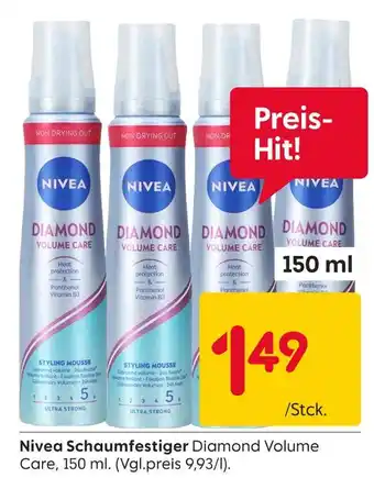 Rusta Nivea schaumfestiger diamond volume care Angebot