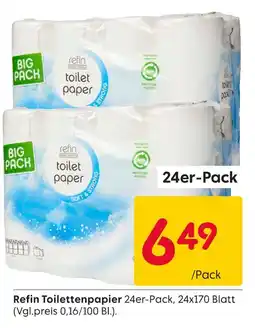 Rusta Refin toilettenpapier Angebot