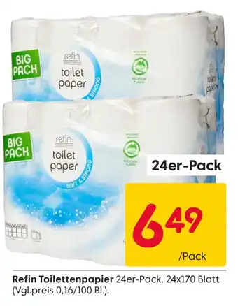 Rusta Refin toilettenpapier Angebot