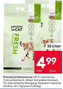 Rusta Primacat katzenstreu Angebot