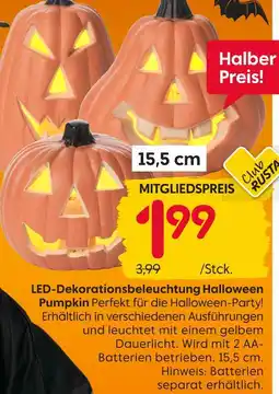 Rusta Led-dekorationsbeleuchtung halloween pumpkin Angebot
