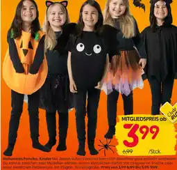 Rusta Halloween poncho, kinder Angebot