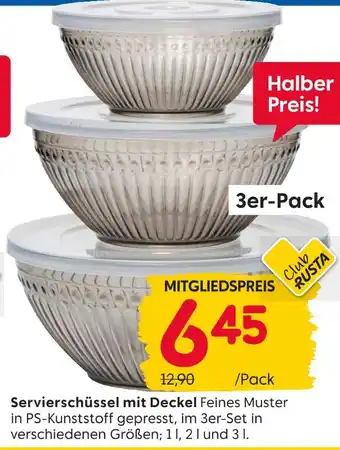 Rusta Servierschüssel mit deckel Angebot