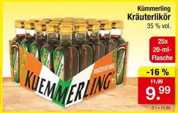 Zimmermann Kümmerling kräuterlikör Angebot