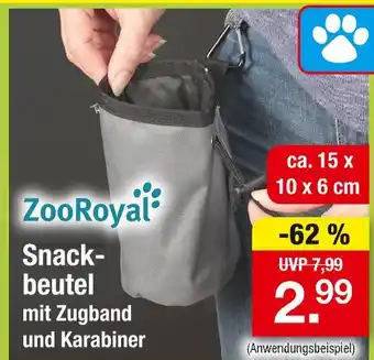 Zimmermann Zooroyal snackbeutel Angebot