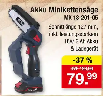 Zimmermann Güde akku minikettensäge mk 18-201-05 Angebot