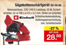 Zimmermann Einhell sägekettenschärfgerät gc-cs 85 Angebot