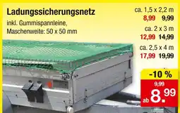 Zimmermann Ladungssicherungsnetz ca. 1,5 x 2,2 m Angebot