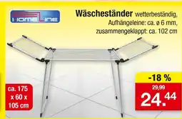 Zimmermann Homeline wäscheständer Angebot
