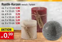 Zimmermann Rustik-kerzen Angebot