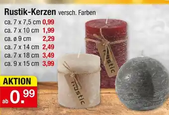Zimmermann Rustik-kerzen Angebot