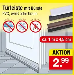 Zimmermann Türleiste mit bürste Angebot