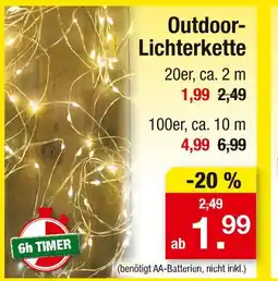 Zimmermann Outdoor-lichterkette 20er Angebot