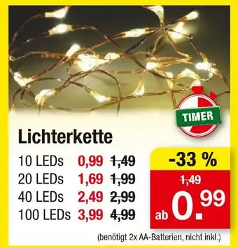 Zimmermann Lichterkette 10 leds Angebot