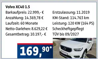 AUTO plus Volvo xc40 1.5 Angebot