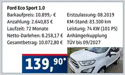 AUTO plus Ford eco sport 1.0 Angebot