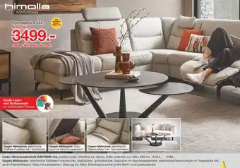 Möbelzentrum Pforzheim Himolla leder-wohnlandschaft Angebot