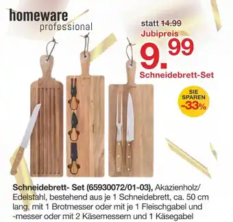 Möbelzentrum Pforzheim Homeware professional schneidebrett-set Angebot