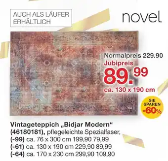 Möbelzentrum Pforzheim Novel vintageteppich bidjar modern Angebot