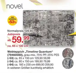 Möbelzentrum Pforzheim Novel webteppich 'timeline quantum' Angebot