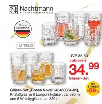 Möbelzentrum Pforzheim Nachtmann bossa nova gläser-set Angebot
