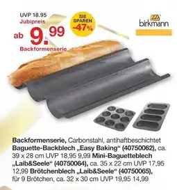 Möbelzentrum Pforzheim Birkmann baguette-backblech easy baking Angebot