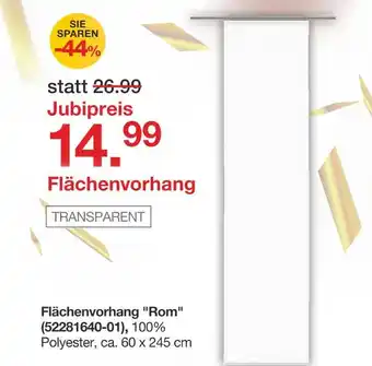 Möbelzentrum Pforzheim Flächenvorhang rom Angebot