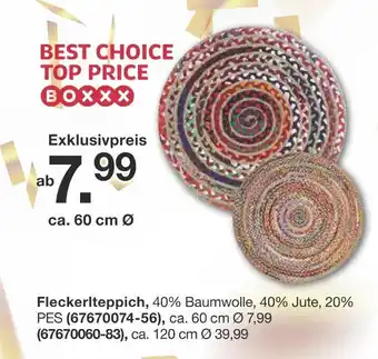 Möbelzentrum Pforzheim Boxxx fleckerlteppich ca. 60 cm ø Angebot