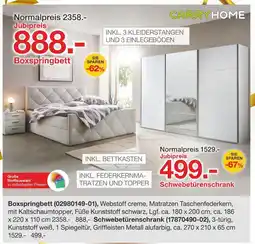 Möbelzentrum Pforzheim Carryhome boxspringbett Angebot