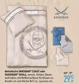 Trends Möbel Sansibar bettwäsche coast oder skull Angebot