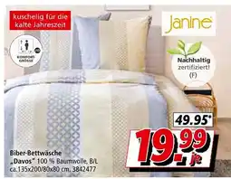 Segmüller Janine biber-bettwäsche davos Angebot