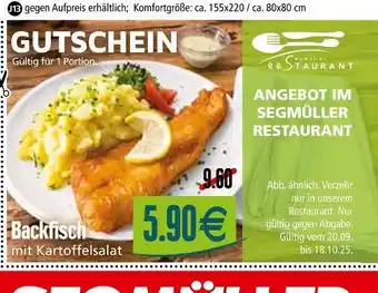 Segmüller Backfisch Angebot