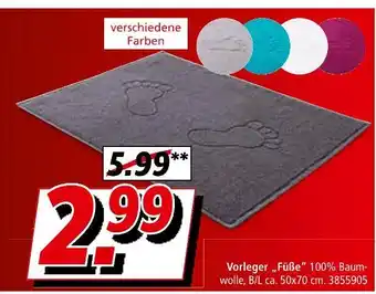Segmüller Vorleger füße Angebot