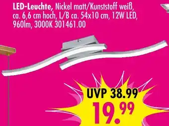 Möbel Boss Led-leuchte nickel Angebot