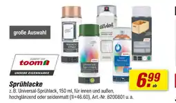 toom Baumarkt Toom sprühlacke Angebot