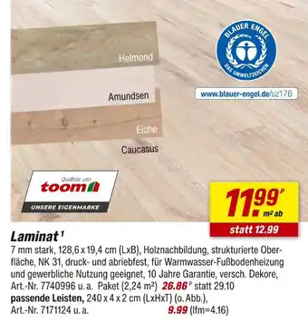 toom Baumarkt Toom laminat helmond Angebot