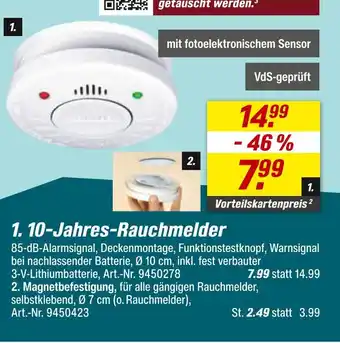 toom Baumarkt 10-jahres-rauchmelder Angebot