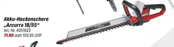 toom Baumarkt Akku-heckenschere „arcurra 18/55“ Angebot