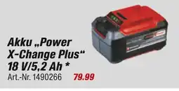 toom Baumarkt Akku power x-change plus 18 v/5,2 ah Angebot