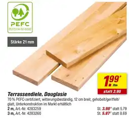 toom Baumarkt Terrassendiele, douglasie Angebot