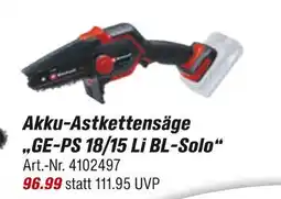 toom Baumarkt Akku-astkettensäge ge-ps 18/15 li bl-solo Angebot