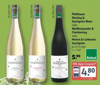 Rossmann Pfaffmann riesling & sauvignon blanc Angebot