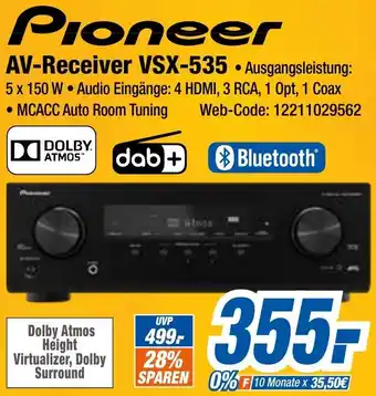 Expert Klein Pioneer AV-Receiver VSX-535 Angebot