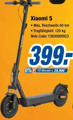 Expert Klein Xiaomi 5 E-Scooter Angebot