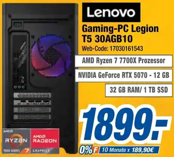 Expert Klein Lenovo Gaming-PC Legion T5 30AGB10 Angebot