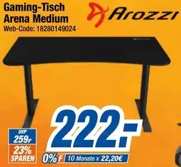 Expert Klein Arozzi Gaming-Tisch Arena Medium Angebot